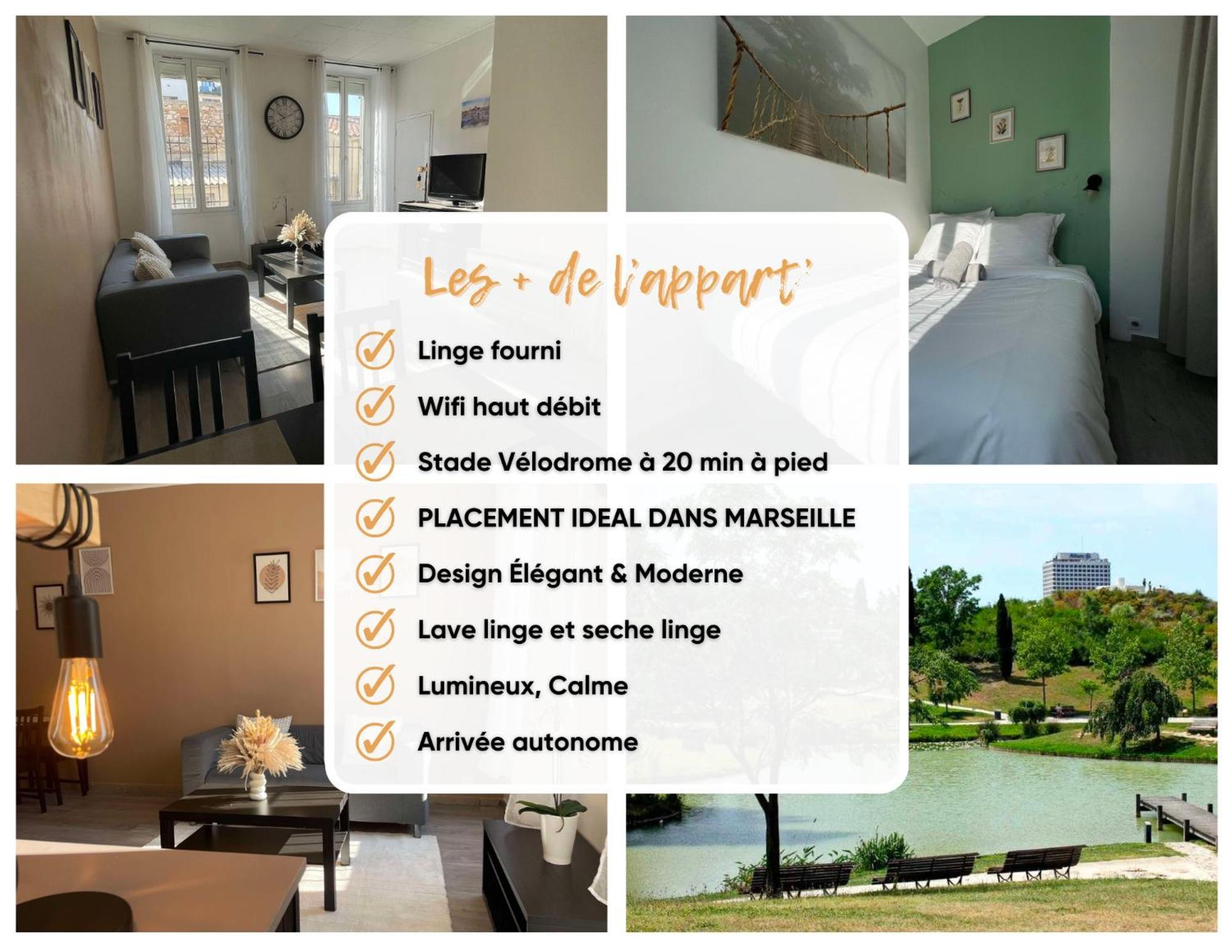 Apartamento Marseille Centre - Wifi - Lave Et Seche Linge - Calme - Cuisine Exterior foto