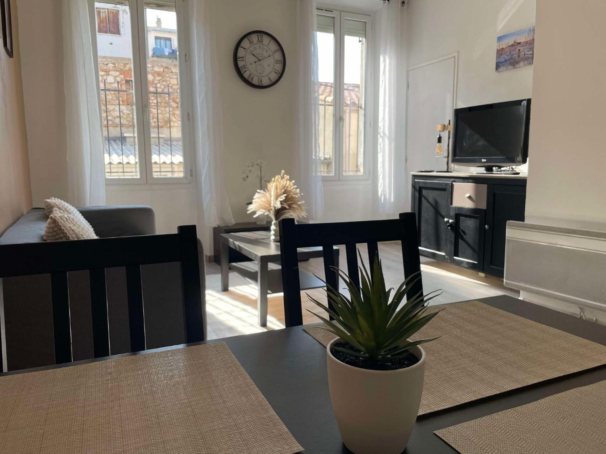 Apartamento Marseille Centre - Wifi - Lave Et Seche Linge - Calme - Cuisine Exterior foto
