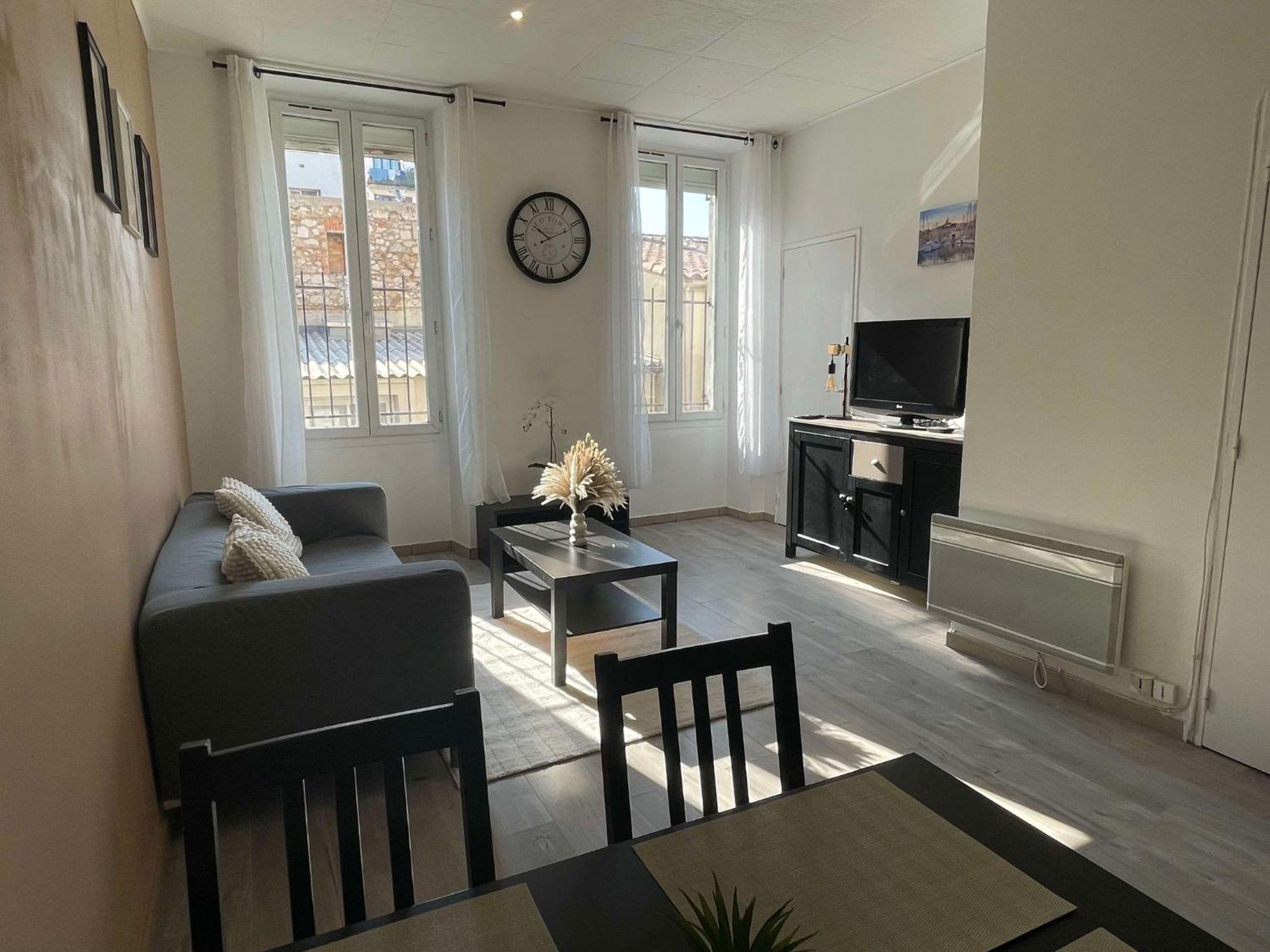 Apartamento Marseille Centre - Wifi - Lave Et Seche Linge - Calme - Cuisine Exterior foto